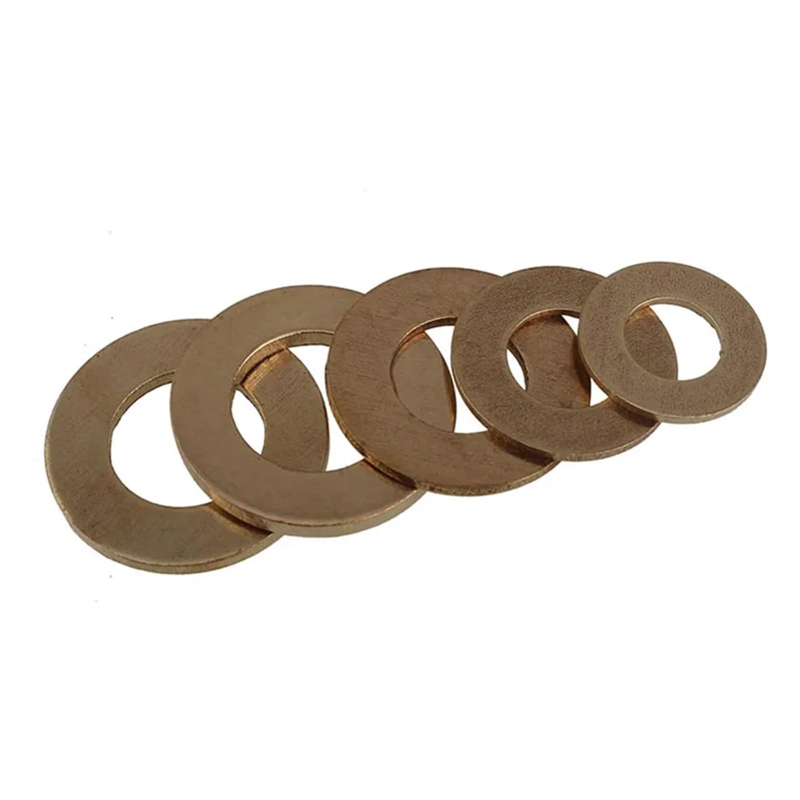 Xuro Uszczelka podkładki płaskiej z litego mosiądzu M2-M20 | Mosiężna uszczelka(50pcs,M16x30x2)