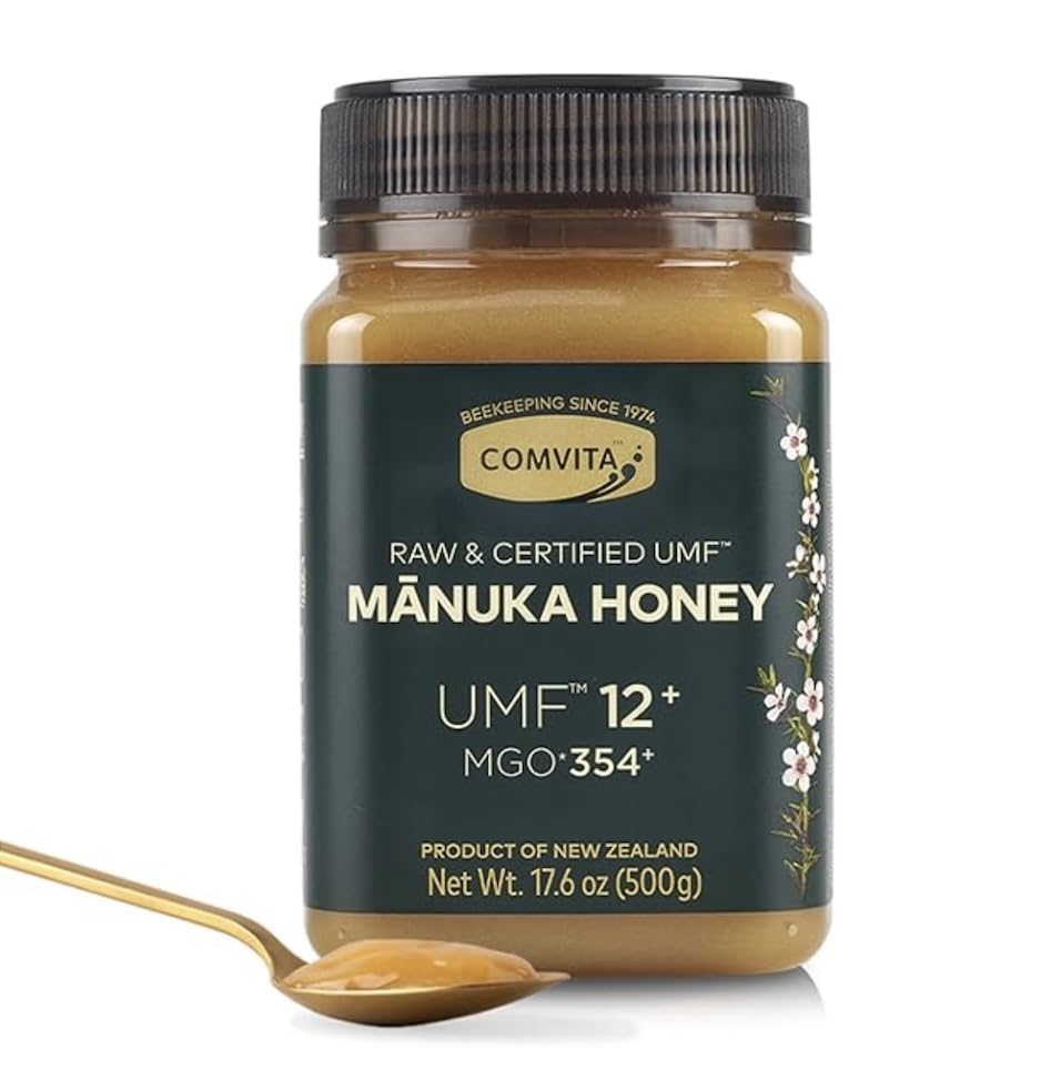 Manuka Honey, UMF 12+ MGO 354+, 17.6 oz, Raw Manuka New Zealand Pure Unpasteurized, Superfood for Immune Health. 500g