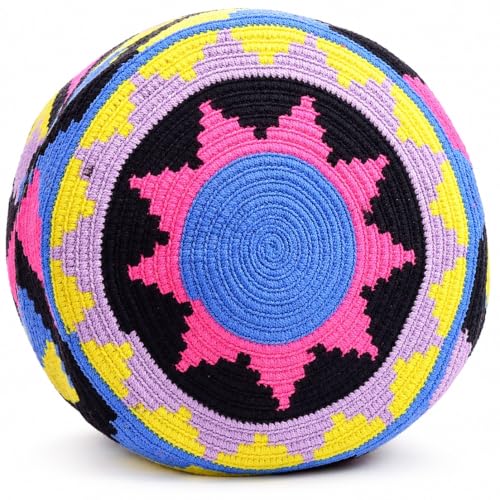 Image of WYOU Designer Collection Wayuu Hand-Crochet Hippie Purse, Summer Crossbody Boho Bags for Women, Classy Crochet Beach bag