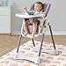 CLYMENE Splat Mat for Under High Chair | 51x51 Inch Anti-Slip Baby Splash Mat | Waterproof & Washable Spill Mat for Highchair Floor and Infant Play (Boho Rainbow)