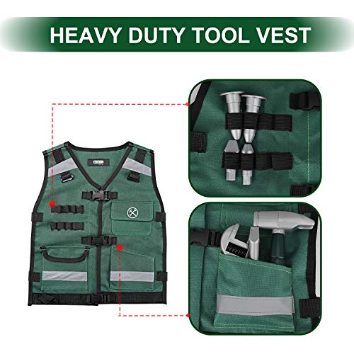 STEAM Life Kids Tool Set - Battery Powered Toy Drill - Pretend Play Toy Tool Set for Toddlers with Tool Vest, Hard Hat, Drill, Toy Tools - Tool Kit for Kids - Play Tool Set for Boys Kids3 4 5 6 7 - Thumbnail 5
