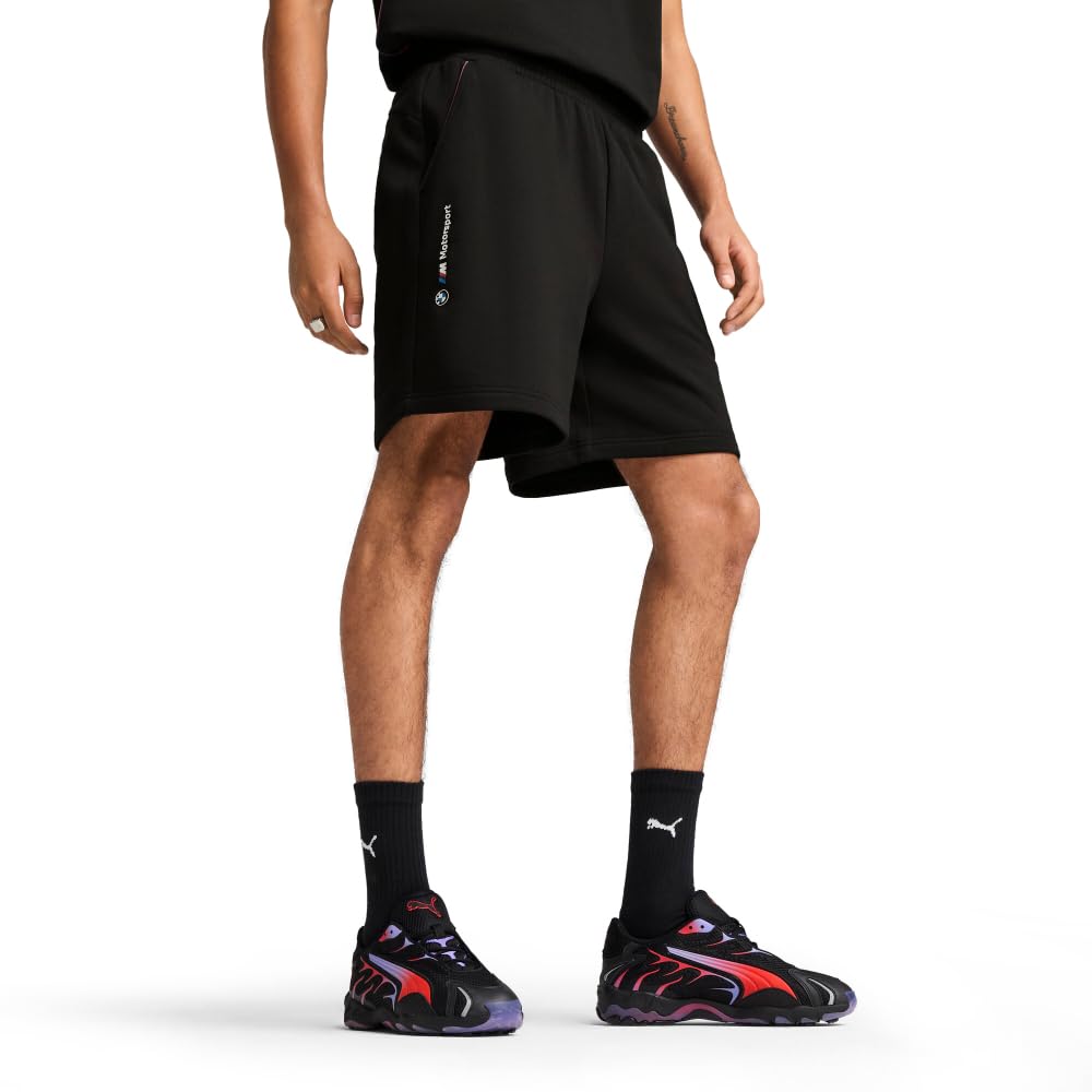 Puma Mens BMW MMS Essentials+ Shorts Casual Bottoms Casual - Black