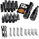 BAURIX® Solarstecker Set 12 Verbinder – IP68 Wasserdichte Steckverbinder für PV Solarkabel 2,5–6mm² – Inklusive Spannwerkzeug für sichere Verbindung