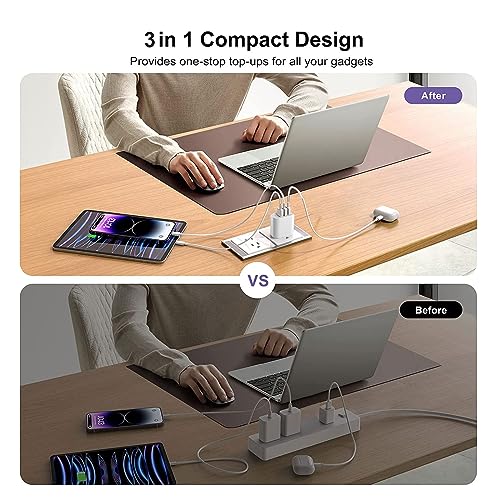 Xianghongyian OFS-998 Usb Wall Charger, 3 Pack 3-Port Usb Charger Block Wall Adapter Usb Charging Cube Brick Compatible thumb #1