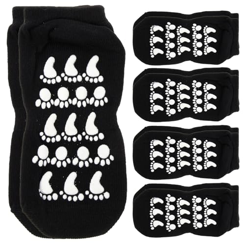 GALPADA 5pairs Boy Girl Non- Cotton Socks of Breathable Floor Boat Socks for Early Walking Yoga and Playtime Comfortable Grip Design for Boy Girl Aged