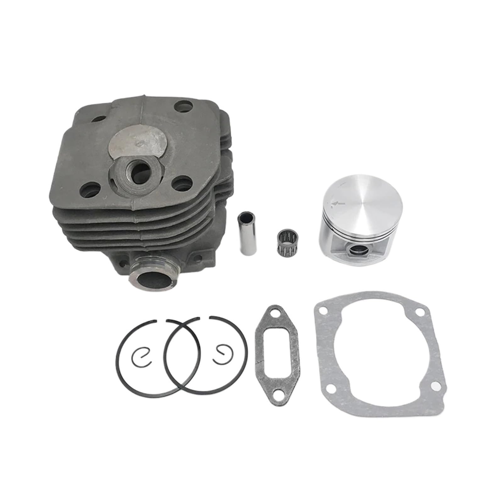Pieza DE Recambio Kit de Juntas de pistón de Cilindro de 48mm, 50mm, 52mm, Adapted con Sierras de Cadena 362 365 371 372#503939372, Pasador de Anillo/retenedor de Dedo(50MM Cylinder 372)