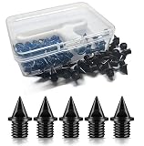 Uxpang Track Spikes 1/4 Inch Pyramid Spikes Replacement for Track Shoes for Sprint Sports Short Runn