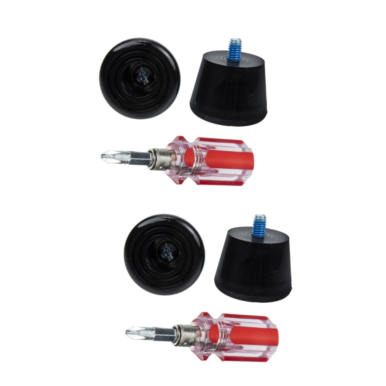 POPETPOP 2 Sets Roller Skates Toe Stops Durable Rubber Skate Stoppers with Height for Fast Braking Easy Installation for