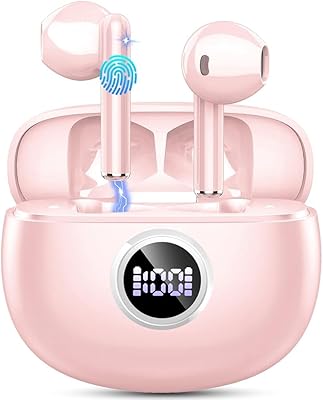 💎 78% MEGA DEAL! Cuffie Bluetooth, 2026 Nuovo Auricolari Bluetooth 6D Stereo Cuffie Wireless In Ear con 4 ENC Mic, 30Ore Cuffie Senza Fili Cancellazione Rumore Cuffiette Sport Earbuds IP7 Impermeabili Headphones