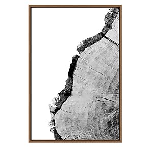 SIGNWIN Canvas Wall Art Black and White Trees...
