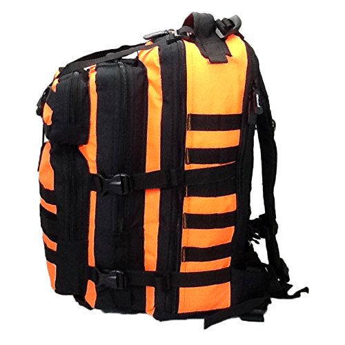 Mochila táctica para senderismo 19 pulgadas naranja miniatura 4