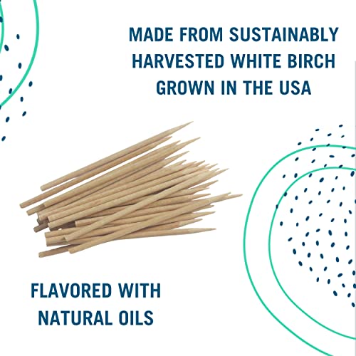 Preserve Flavored Toothpicks, Mint Tea Tree, 3 Count - Thumbnail 3