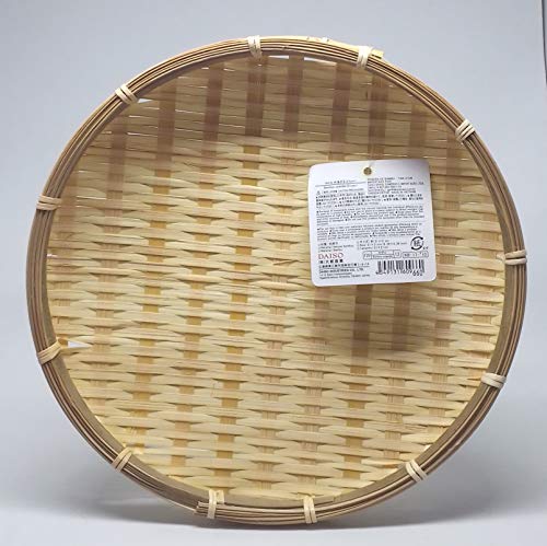Daiso F20 Japan Bamboo Round Zaru Basket/Colander thumb #1