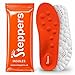 Original Steppers Insoles, 2026 4D Steppers Comfort Boosting Massage Insole, Memory Foam Thermal Insoles, Comfy Insole with Arch Support for Men and Women (Orange, Small (EU 39-40))