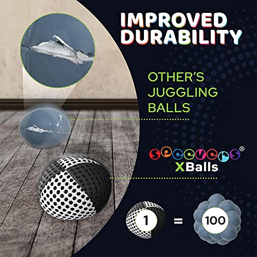 image for speevers Juggling Balls for Beginners and Professionals Set of 3, Jugg