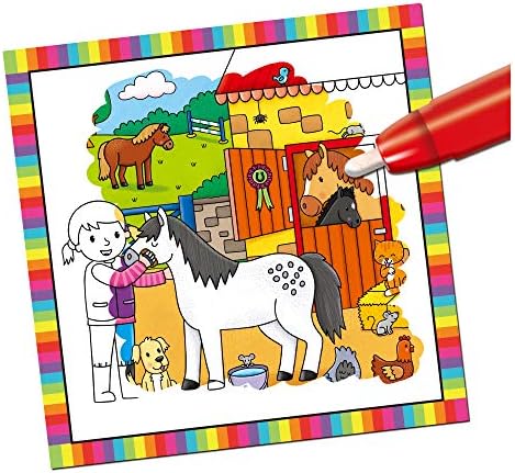 Galt Toys, First Water Magic - Baby Farm Animals, Kids Colouring Book, Ages 18 Months Plus