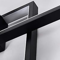 Vista 9 de Lámparas LED para sala de estar, comedor, montaje empotrado, lámparas colgantes de techo, lámparas de acrílico regulables, diseño moderno, 3 Negro