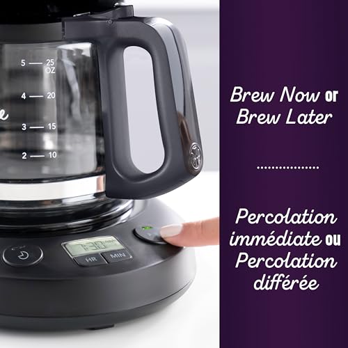 Mr. Coffee 5-Cup Programmable Coffee Maker, 25 oz. Mini Brew, Space-Saving Coffee Machine, Black by Mr. Coffee - Image 5