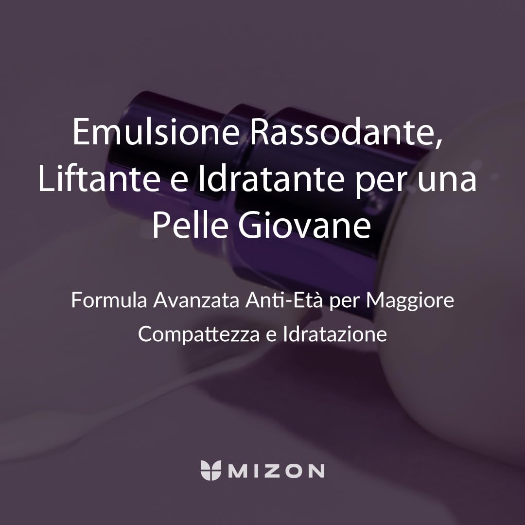 [Mizon] Emulsione viso Power Lifting al Collagene (120 ml) idratante, rivitalizzante, tonico skin booster per pelli secche e invecchiate (Collagen Power Lifting Emulsion)