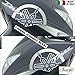 COPPIA ADESIVI DIAPASON CARENA GRIGIO FITS COMPATIBILE CON YAMAHA T-MAX 500 08-11