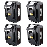 Akku typ: Lithium-Ionen | Spannung: 18V | Kapazität: 6000mAh / 6.0Ah | Ersatz für Makita akku 18V