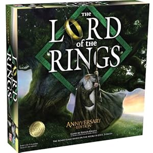 The Lord of the Rings The Board Game ANNIVERSARY EDITION - Epic Adventure Game, Cooperative Game for Kids and Adults, Ages 14+, 2-5 Players, 1-2 Hour Playtime, Made by Fantasy Flight Games