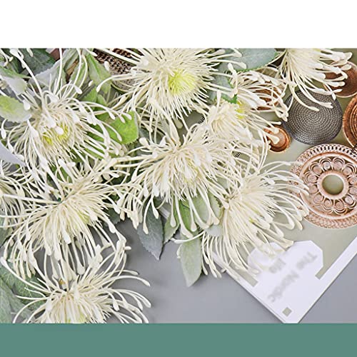 Fake Flowers Artificial Flower Pincushion Bouquet Dried Flowers Living Room Table Decoration Plastic Simulation Flowers Bedroom Office Flower Arrangement Decoration Artificial Realistic Flowers Decora #TOP2