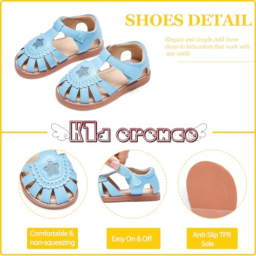 Image of Kiderence Toddler Girls Sandals Little Girls Kids Summer Shoes Toddler Sandals