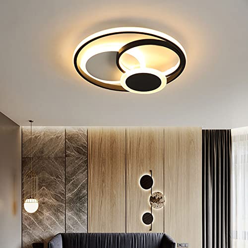 Plafonnier LED encastrable circulaire à intensité variable moderne - 3