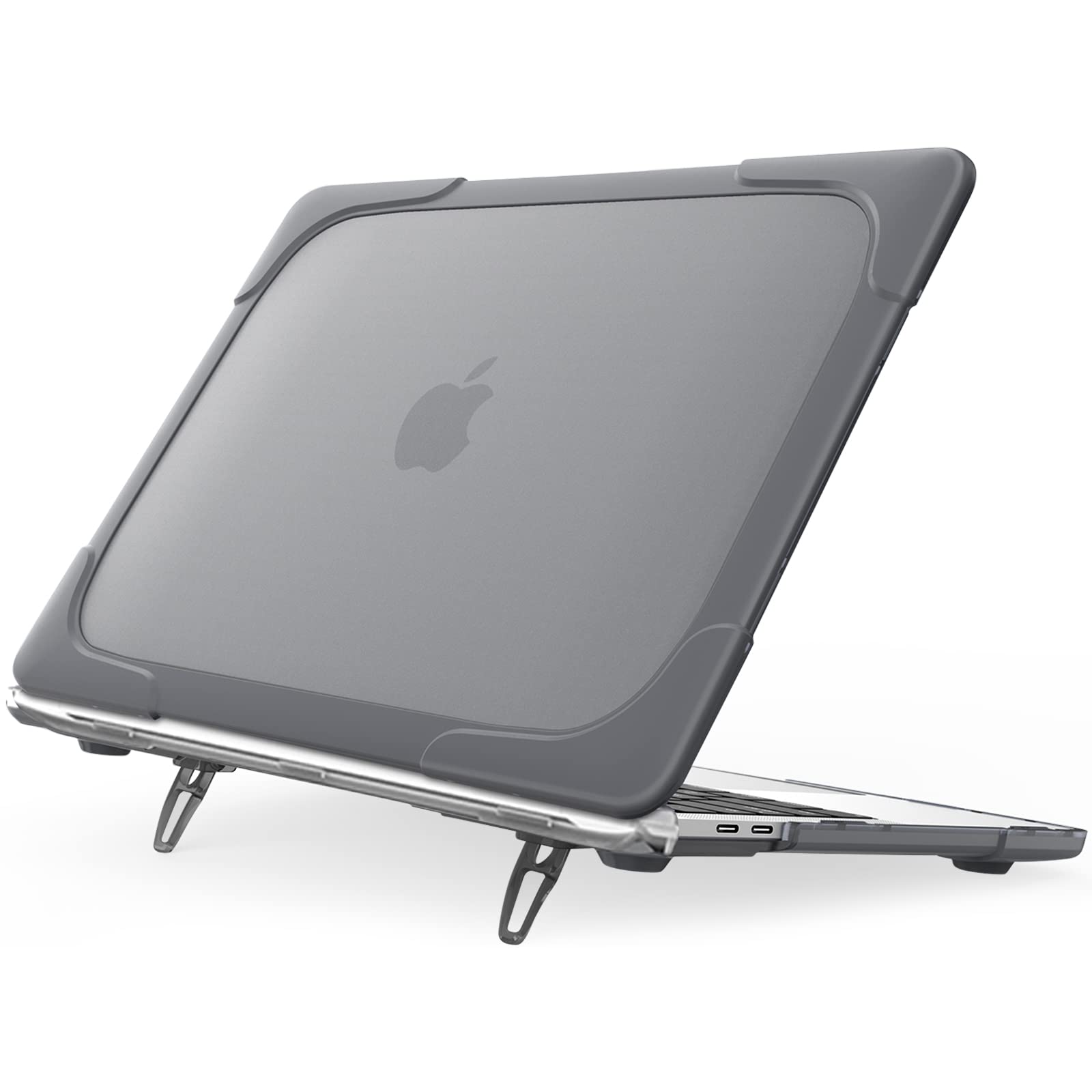 Protection 3-en-1 Pour MacBook Pro 16 Pouces - Repose-paume, Pavé Tactile, Clavier (gris)