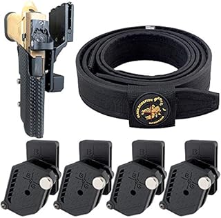 Black Scorpion Gear Competition Rig fits Sig P320 M17 XFull X5 Legion | 1x Pro HD Belt, 1x Pro Competition Holster (CF) | 4X Double Stack Mag Pouches 3Gun IPSC USPSA Approved (Large (34''-36''))