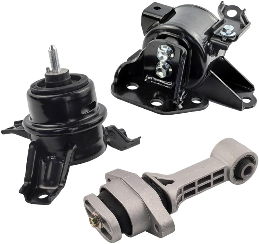 3PC Engine Motor & Torque Strut & Trans Mount Set Compatible with 2010 2011 2012 2013 Kia Soul 1.6L / 2010 2011 Kia Soul 2.0L for Manual Transmisson Mount for A7190 A71008 A71093 A71020