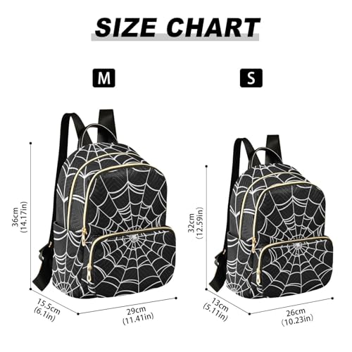 Image of Spider Web Quilted Backpack Purse for Women Fashion Small Backpack S | Shoulder Bag Travel Casual Daypack