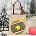 Produktbild Luyao Neue Weihnachtsdekoration Tote Bag Sackleinen Patch gestickte Geschenk Tasche Candy Aufbewahrungstasche Christmas Bag