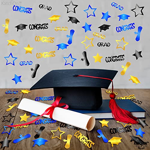 Image of Graduation Decorations 2026 - Pack of 1300 | Gold and Black Graduation Confetti 2026, Grad Table Decorations 2026 | Graduation Confetti Class of 2026 | 2026 Graduation Table Decorations, KatchOn