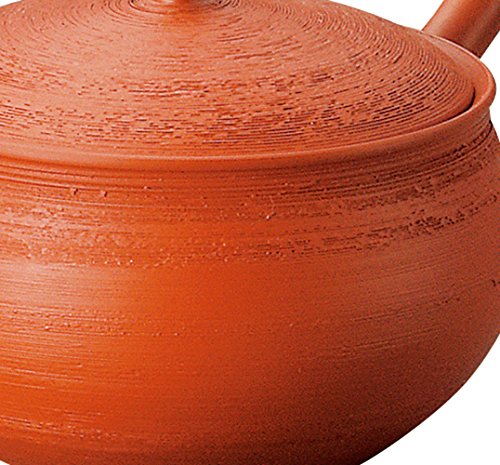 Tokoname Ware F342 Medium Drop Bag Type, Teapot, Red Mud, Pine Skin, Made By Hokuryu 60Th Birthday Celebration, Respect For The Aged Day Gift #TOP1