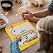 Playmags Large Magnetic Drawing Board for Kids - Magna Dots Doodle Board with Magnetic Pen - 12.5