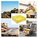 Chunful 1pcs Concrete Pump Placing Line System Washout Container Mortar Stucco Shotcrete Tough All Weather Cleanout Box 4'x4'x14