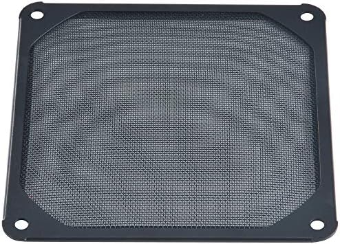 Akasa Aluminium Fan Filter | Computer Cooler Fan Dust Filter | Case Cover | Dustproof | Fine Mesh Grill | Black | 120mm | GRM120-AL01-BK