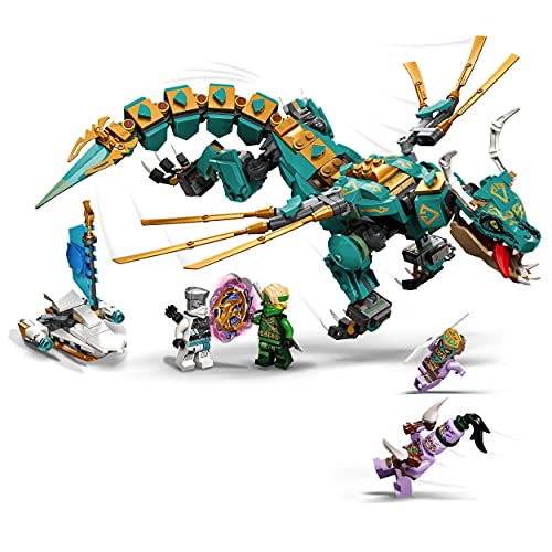 LEGO 71736 NINJAGO Coles Felsenbrecher Flugzeugspielzeug mit Gefängnis und sammelbarer Figur des Goldenen Ninja Kai… – Bild 7