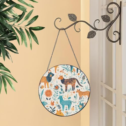 Atrapasueños de cristal artesanal con diseño de animales 7