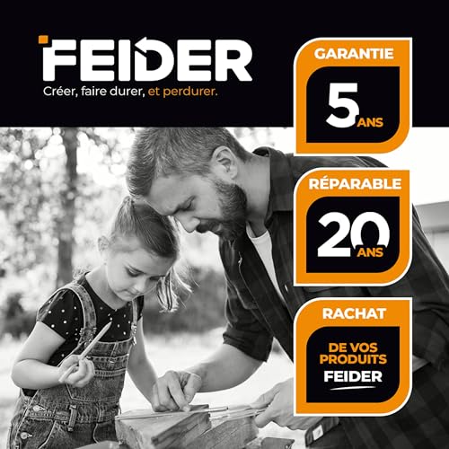 FEIDER FTRTPRO55 Kettingzaag, benzine - cilinder 53 cm3, zwaardlengte 51 cm - snijlengte 47 cm - Oregon zwaard en -ketting - robuust en duurzaam - brandstoftank 550 l - veiligheidssysteem - Afbeelding 6