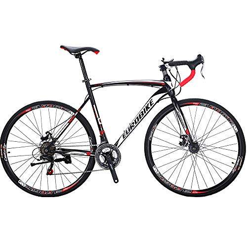 Eurobike HY XC550 Road Bike,21 Speed Road Bicycle for Adults