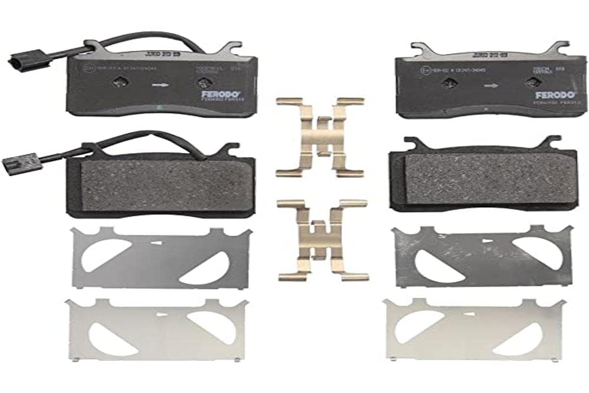 FERODO Kit pastiglie freni Anteriore Con contatto segnalazione usura con accessori FDB4932 Compatibilità con ALFA ROMEO GIULIA 952 Stelvio 949