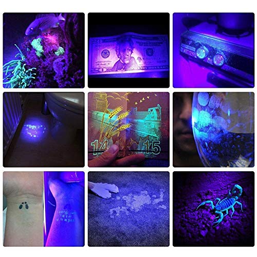 VASTFIRE Zoomable Green/Red/UV Hunting Flashlight Deer Blood Tracker Light Red Night Vision Flashlight Green Search Lights Hunter Flashlights for Hog, Predator, Coyotes, Deer Night Hunting - Thumbnail 2