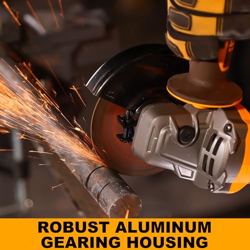 Image of INGCO 20V Cordless Brushless Angle Grinder 100mm, 900W, M10, 3-Speed Adjustment 3000 /6000 /9000RPM, With 1Pcs 4.0Ah Battery And Charger CAGLI261021
