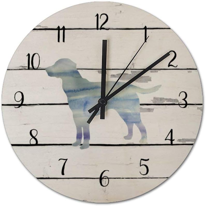 市場 時計 兼用 犬の壁掛け 犬型 置き時計シェードクロック ウォールクロック 壁掛け 置時計 カワイイ ギフト 犬 掛時計