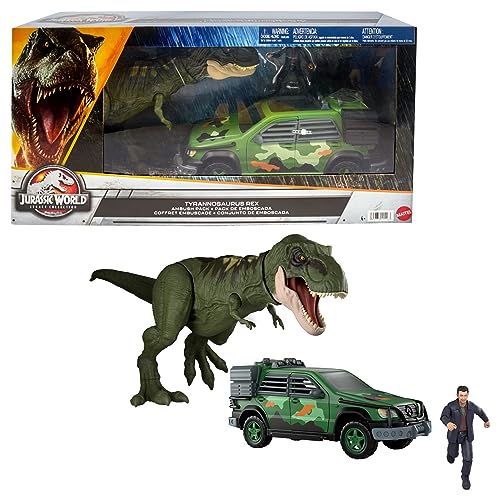 Figurine T-Rex Jurassic World Mattel HLN17 pour des jeux de dinosaures en chambre