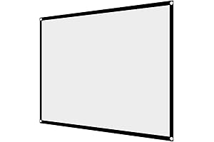 Versatile White Tarp Projector Screen for Captivating Home Cinema