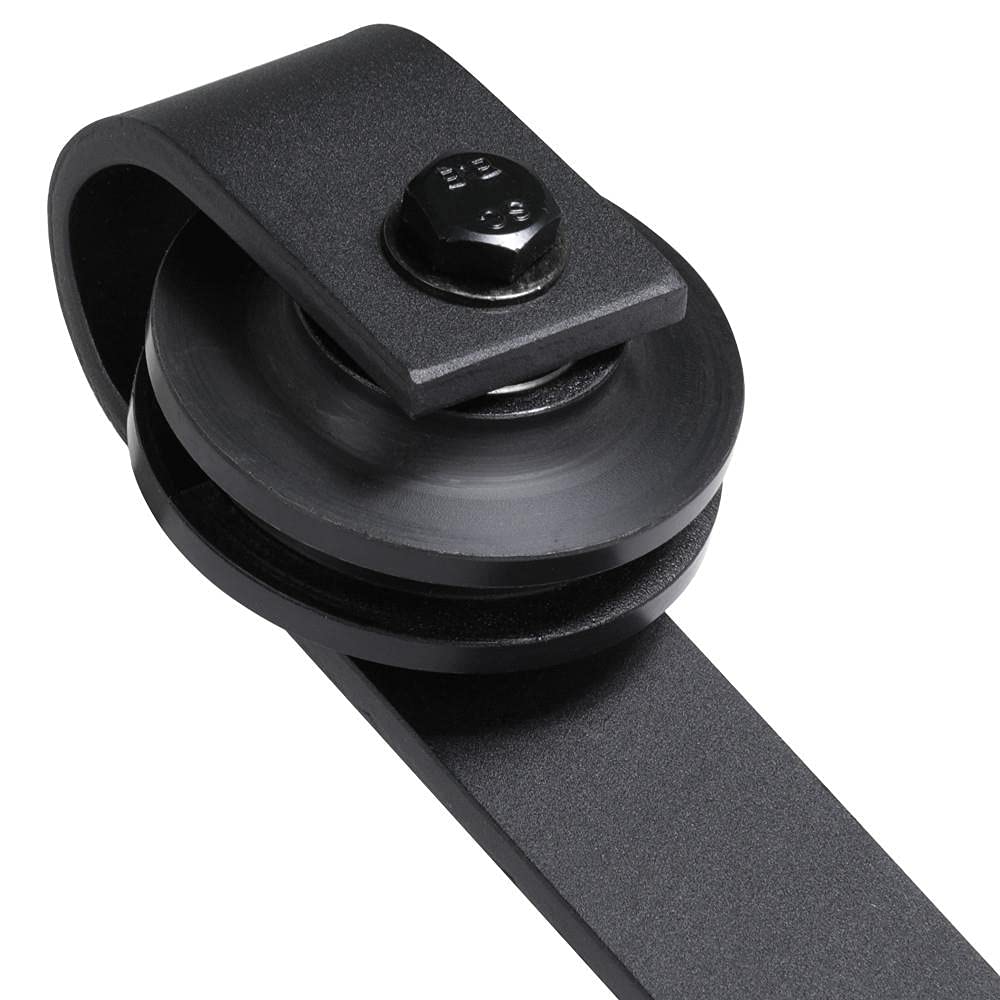 Yaheetech Binario per Porta Scorrevole Kit Accessori con Guida per Porte Interne Esterne Portata 100 kg 6FT/183 cm